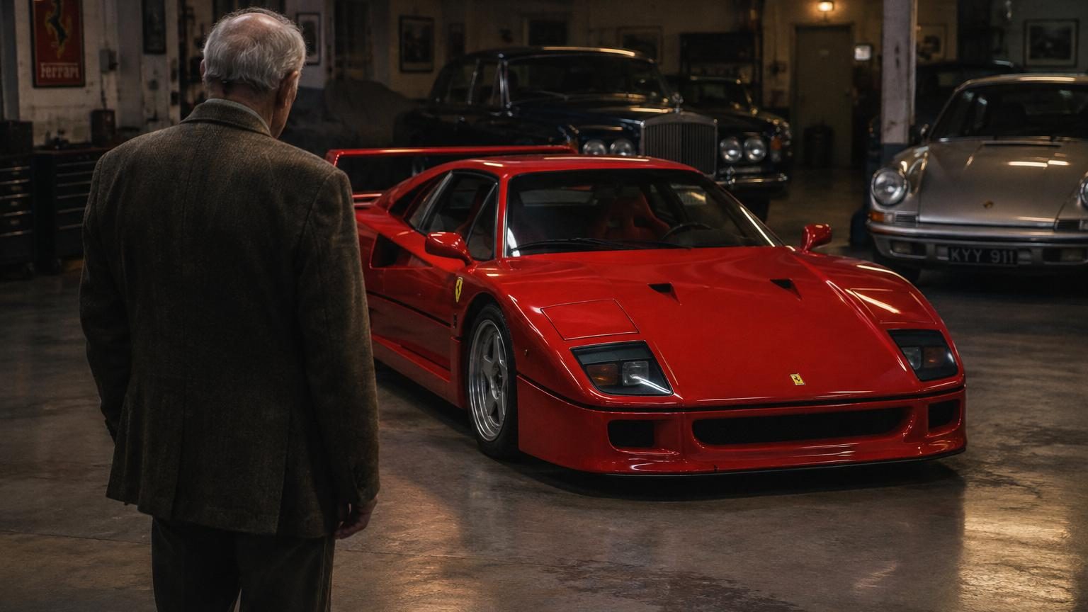 Décédé à 96 ans, Philippe Bouvard laisse derrière lui une collection automobile hors norme : la Ferrari F40 n'était que le début