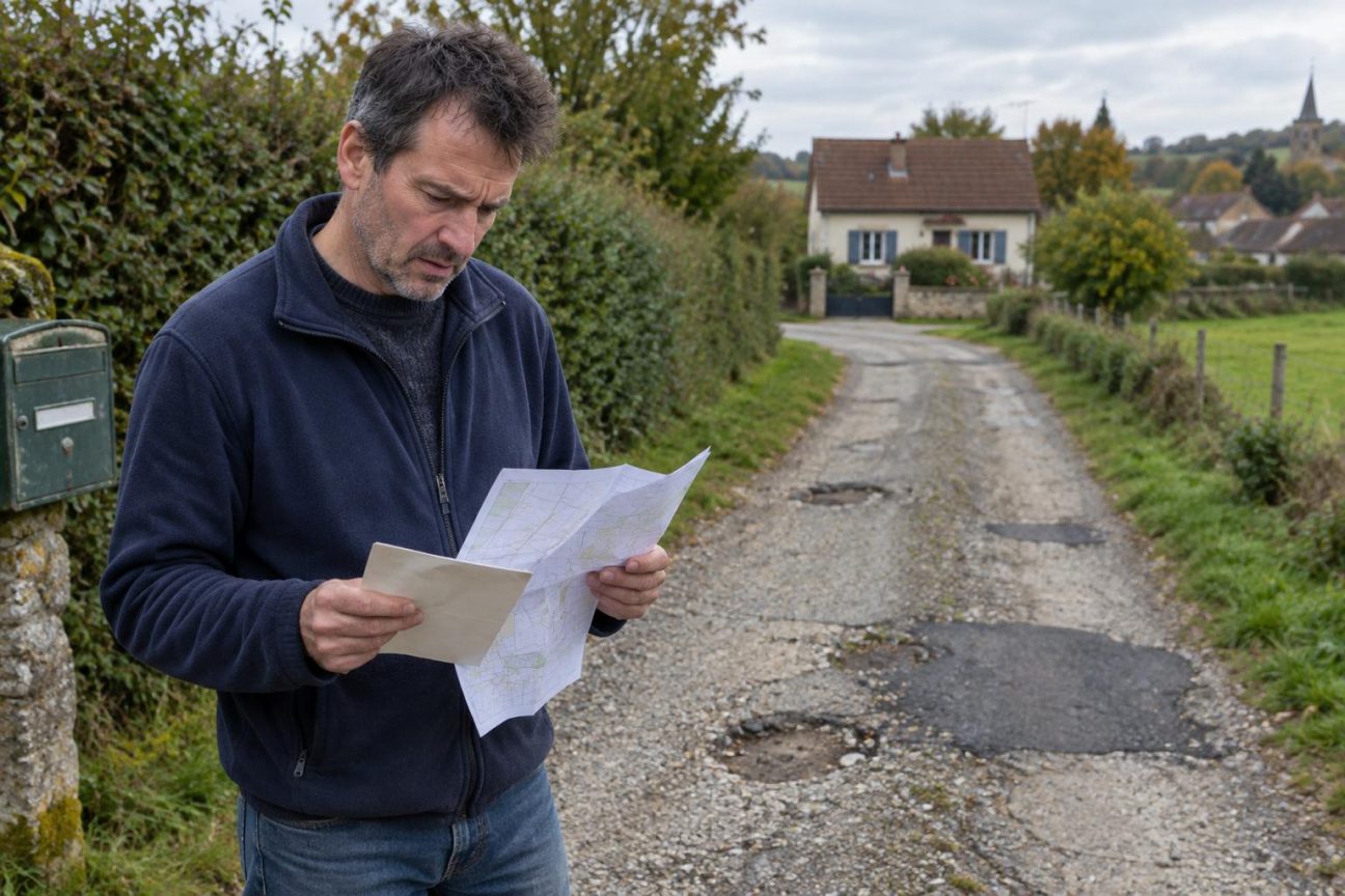 Depuis 17 ans, il paie l’entretien d’un chemin qui mène à sa maison : lorsqu’il demande enfin pourquoi, les documents communaux lui réservent une surprise