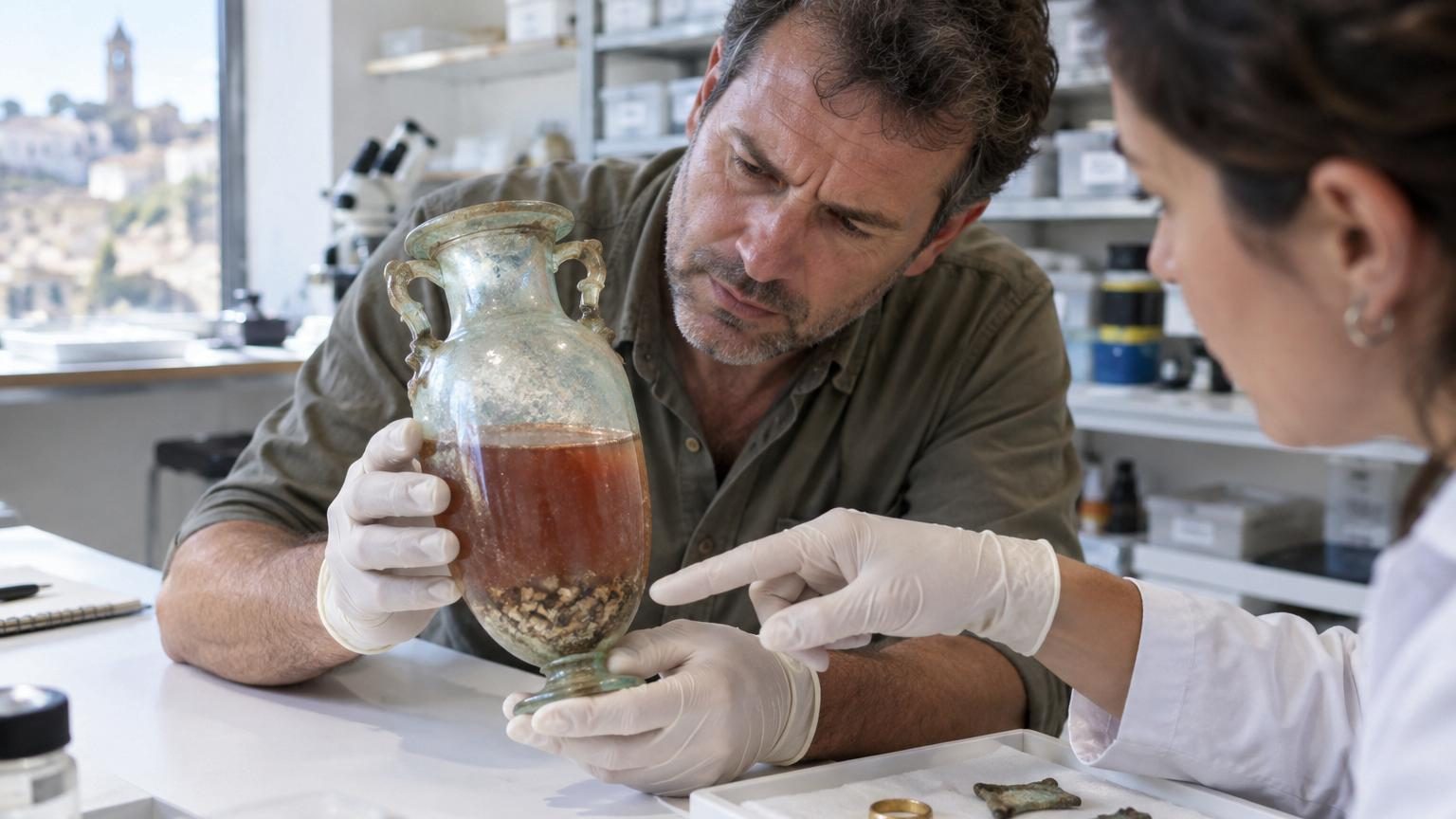 Des archéologues découvrent le plus vieux vin liquide jamais analysé : il contenait les cendres d'un Romain