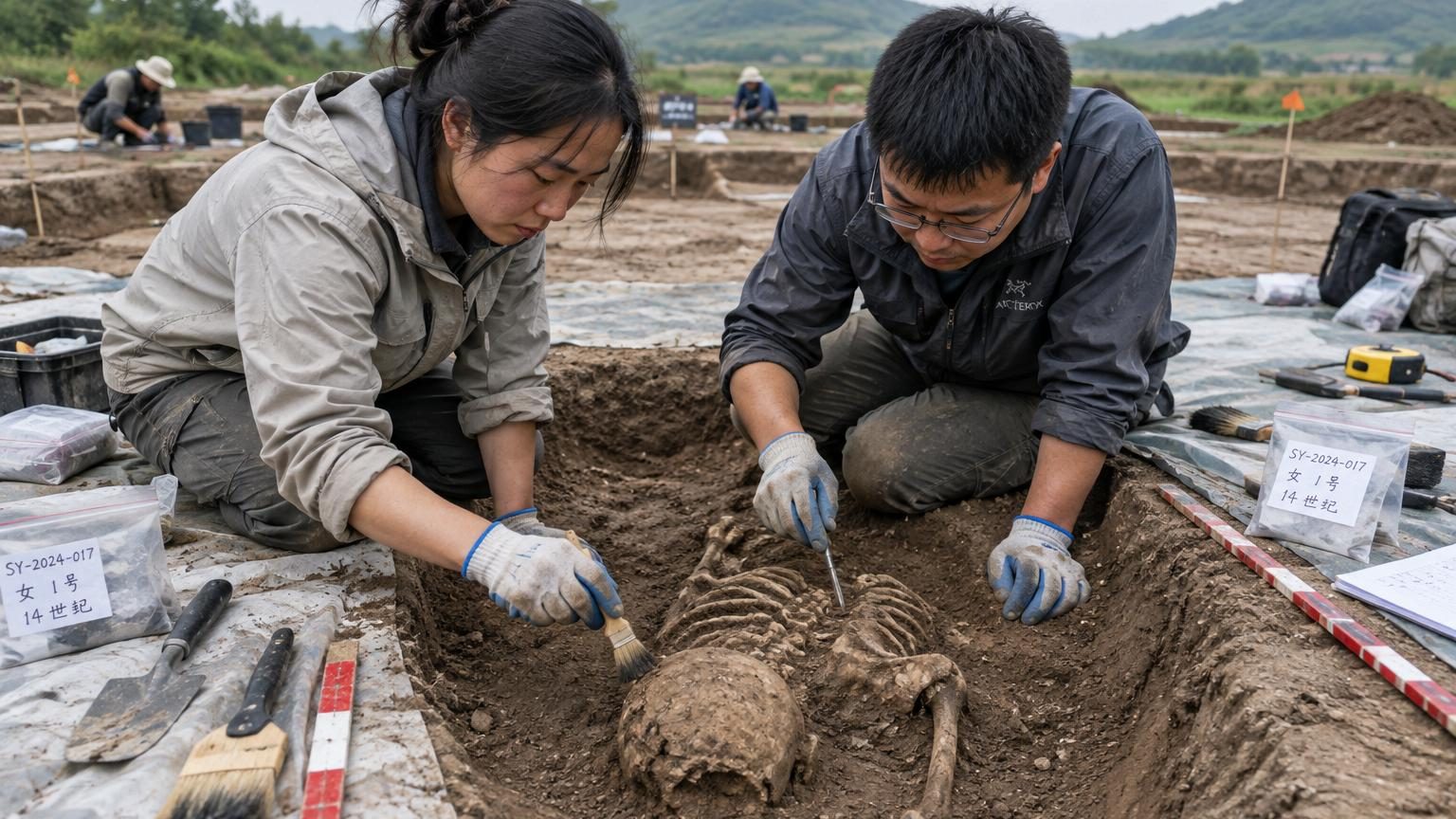 Des archéologues exhument en Chine une femme du XIVᵉ siècle au nez amputé : un châtiment pour vol ou adultère