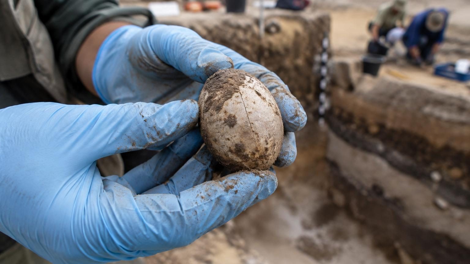 Des archéologues exhument un œuf de poule vieux de 1 000 ans en Israël : il était encore intact dans une fosse
