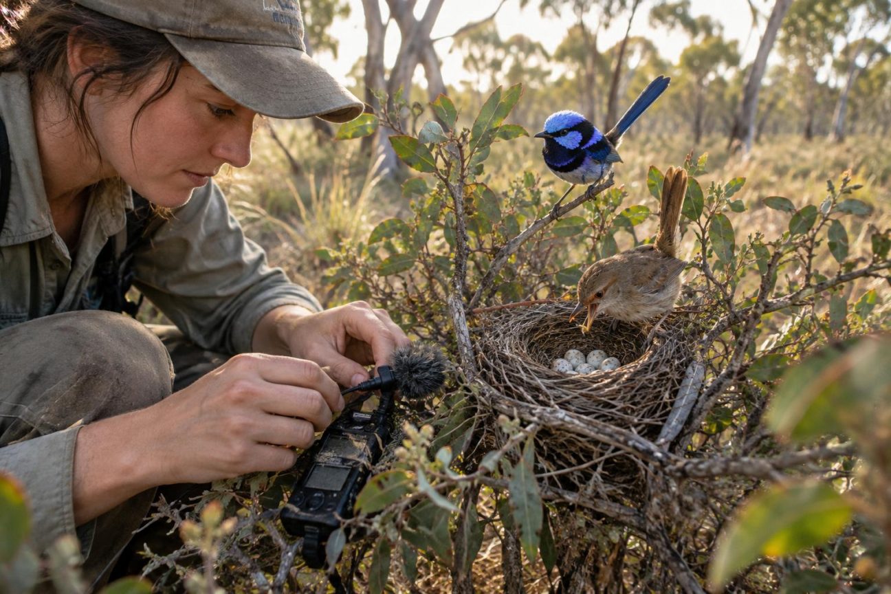 Des chercheurs placent des micros dans des nids en Australie : ils découvrent que les oiseaux apprennent à chanter à leurs petits avant l'éclosion