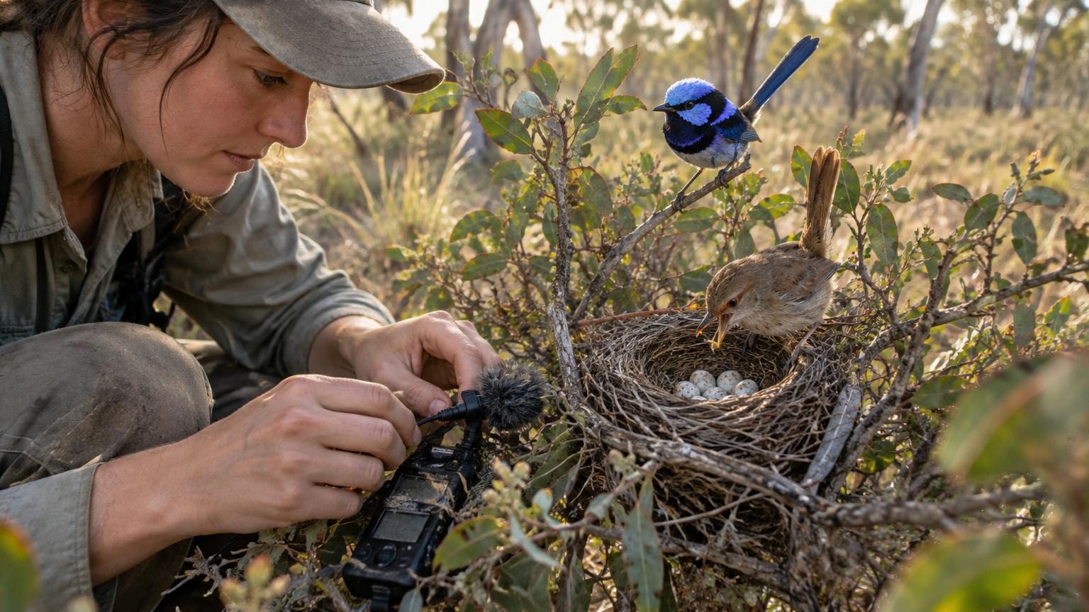 Des chercheurs placent des micros dans des nids en Australie : ils découvrent que les oiseaux apprennent à chanter à leurs petits avant l'éclosion