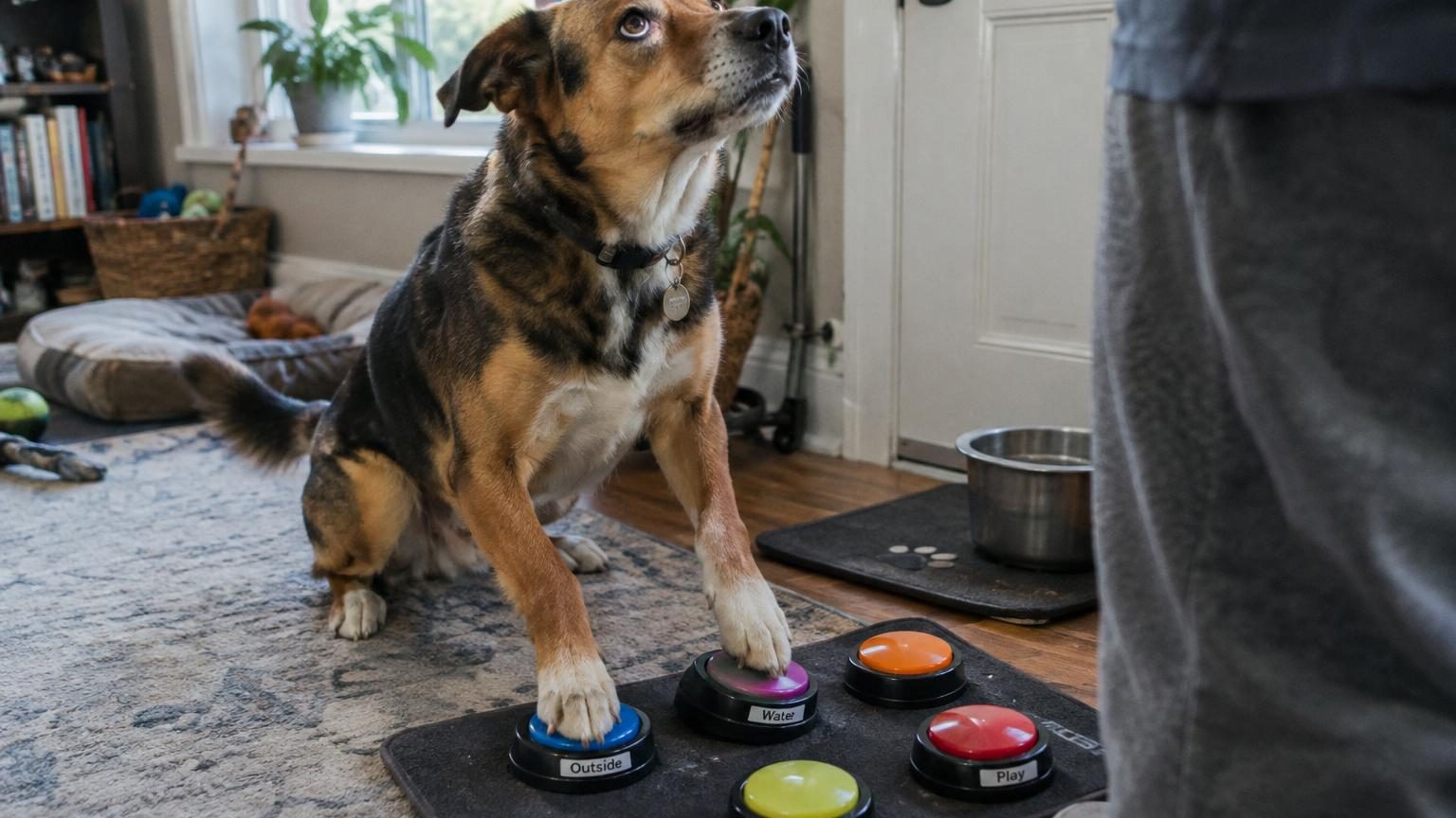 Des chiens appuient sur deux boutons à la suite pour « parler » : ce que révèle une étude de l'université de Californie