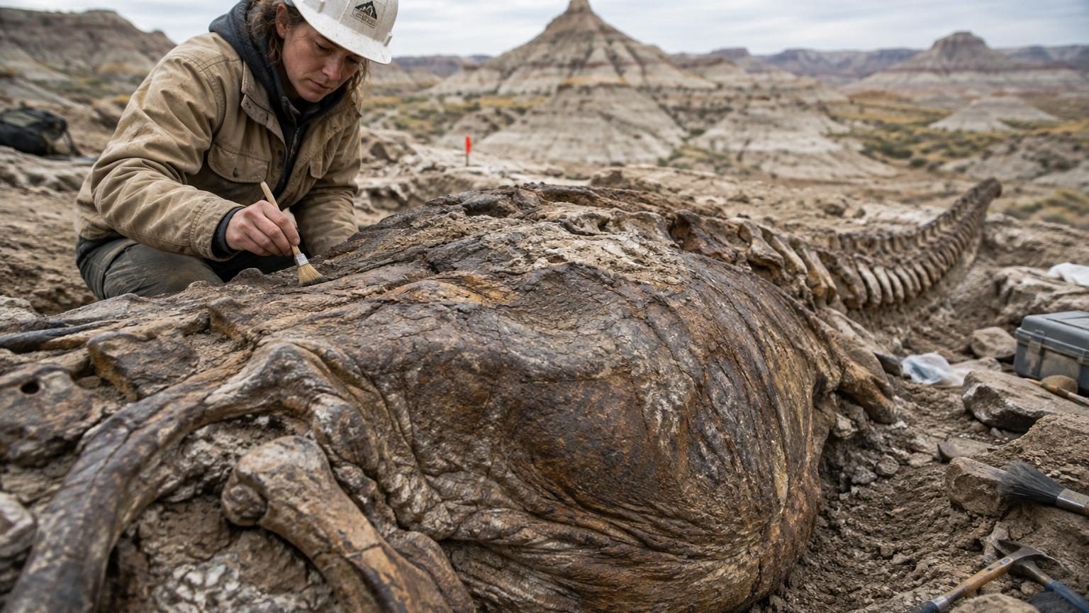 Des dinosaures retrouvés « momifiés » aux États-Unis : ce ne sont ni les hommes ni le désert qui les ont conservés 66 millions d'années