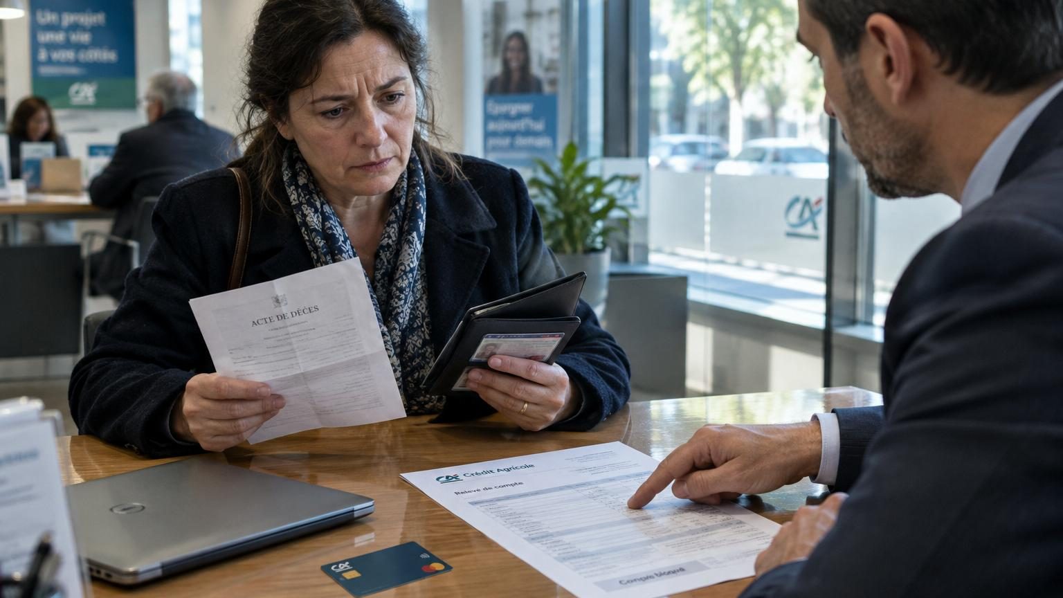 Dès l'annonce d'un décès, la banque bloque tous les comptes : les trois exceptions prévues par la loi pour utiliser l'argent