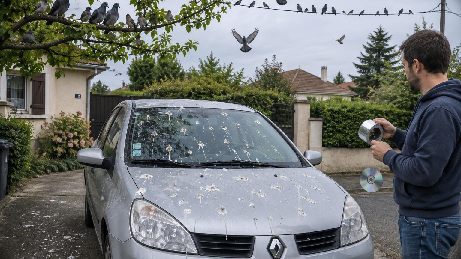 Des oiseaux salissent votre voiture garée devant chez vous : 5 méthodes sans danger pour qu'ils aillent se poser ailleurs