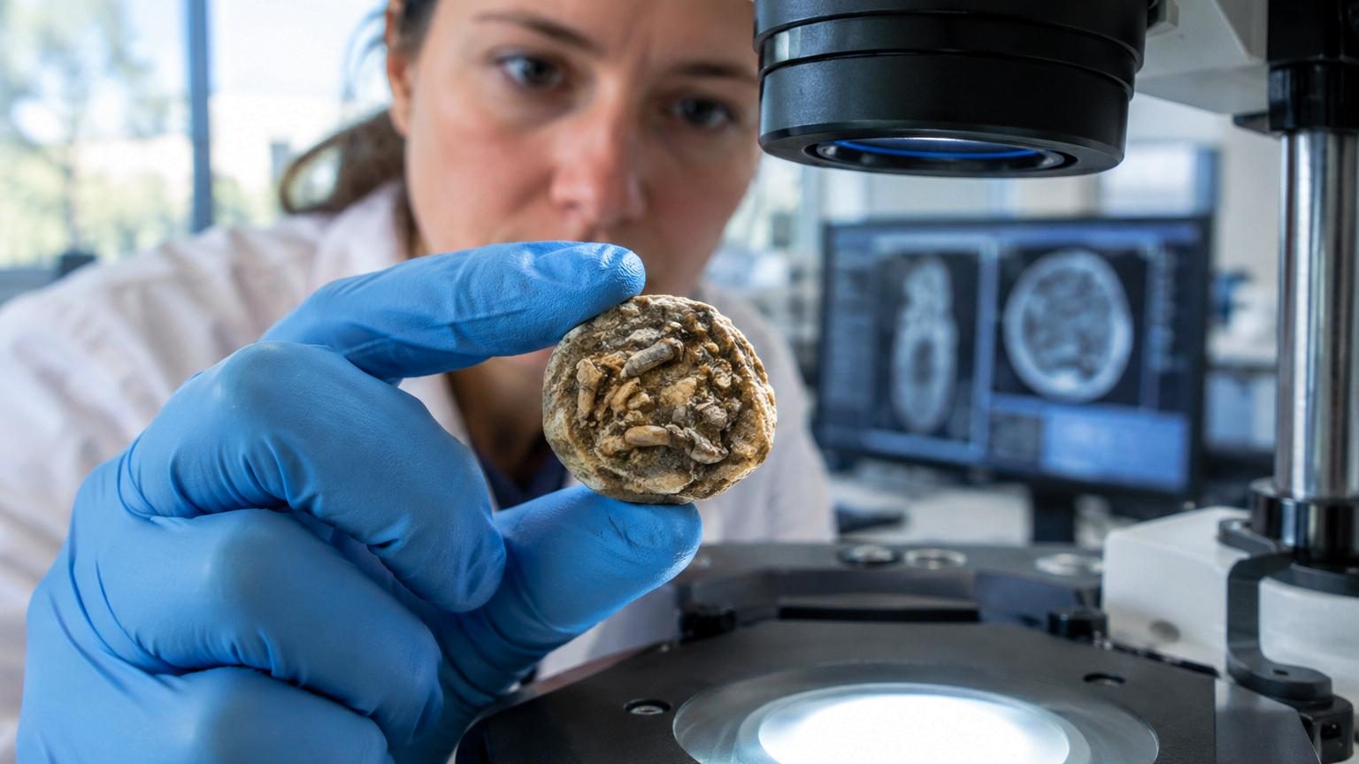 Des scientifiques analysent un vomi fossilisé de 290 millions d'années : à l'intérieur, 41 fragments d'os encore intacts