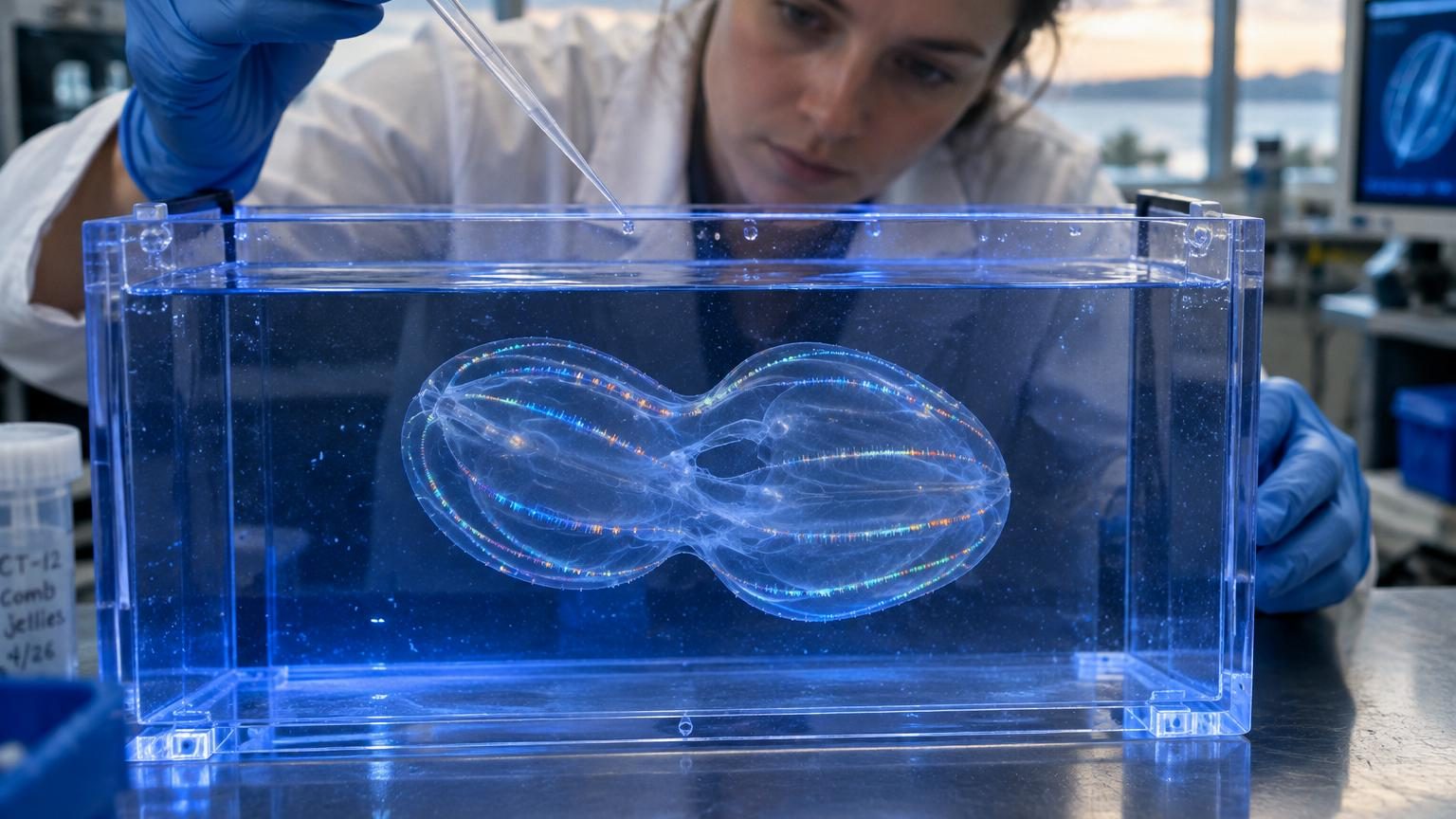 Des scientifiques blessent par accident deux cténophores : quelques heures plus tard, les deux animaux n'en forment plus qu'un seul
