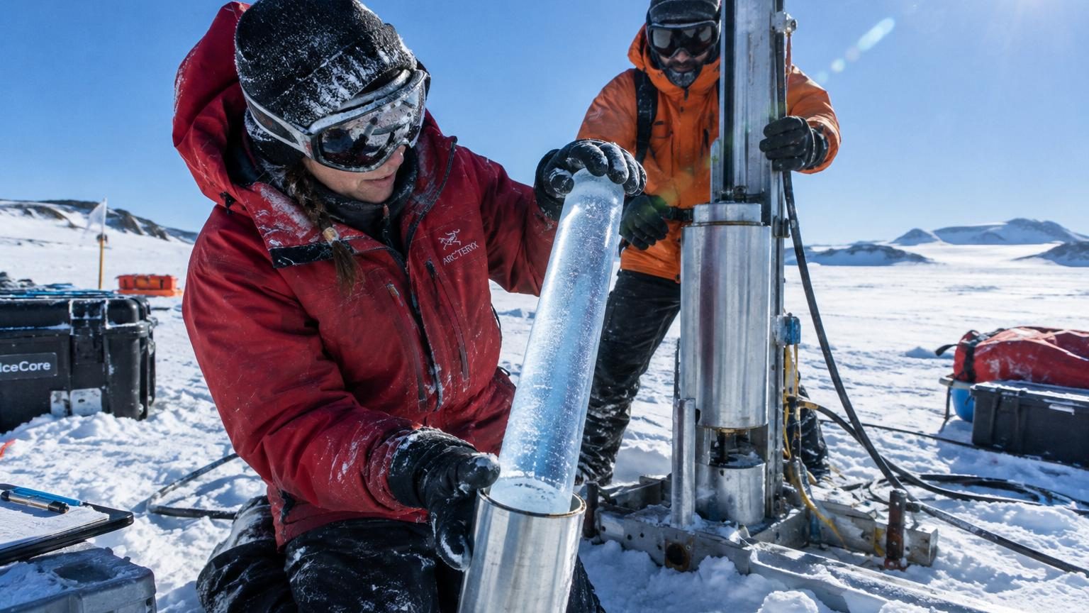 Des scientifiques forent la glace la plus ancienne jamais trouvée en Antarctique : elle renferme de l'air emprisonné depuis 6 millions d'années