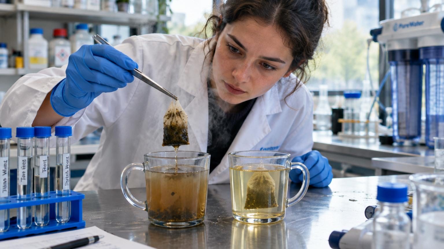 Des scientifiques l&rsquo;ont découvert : en infusant, le thé retire le plomb présent dans l&rsquo;eau