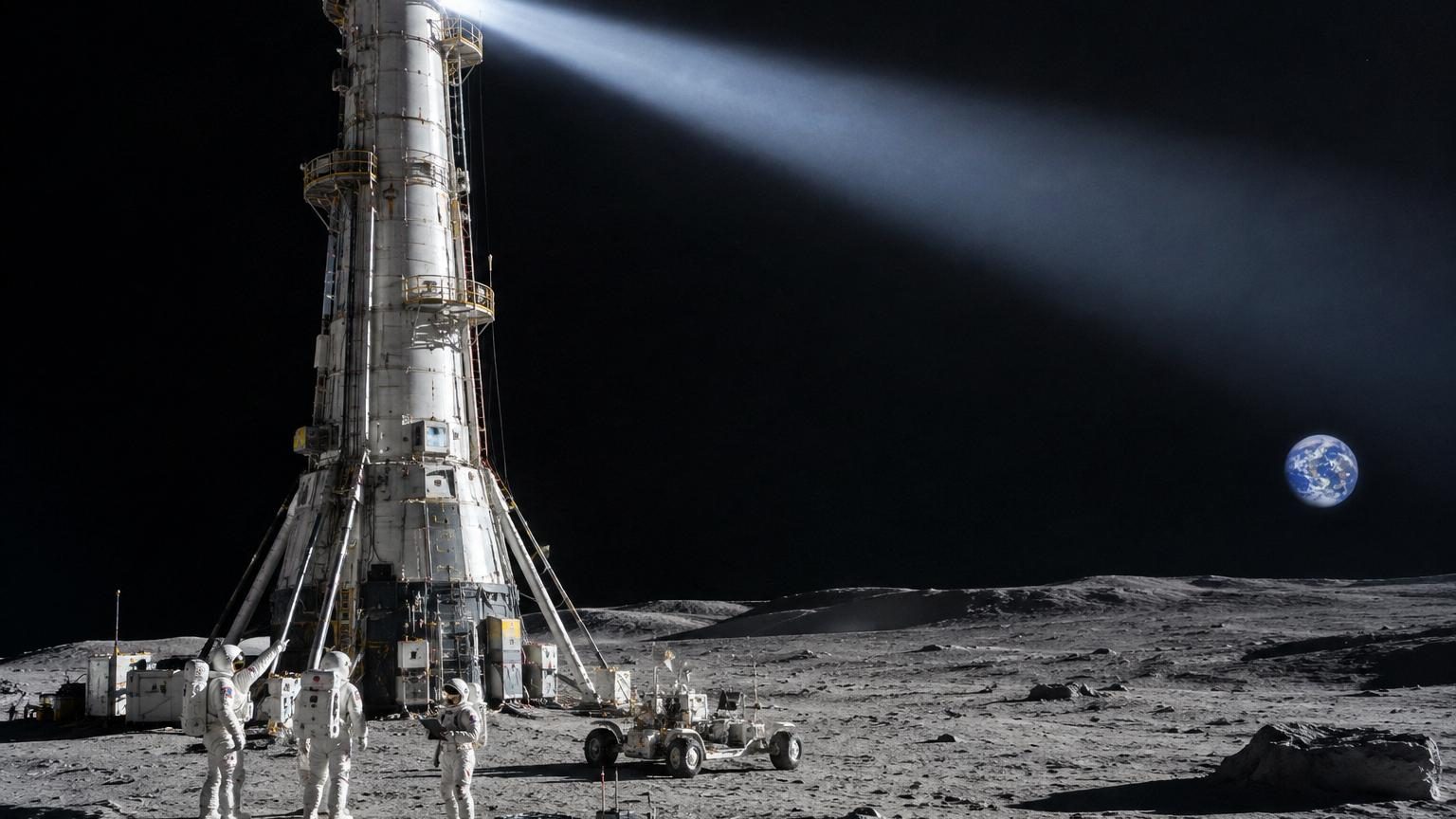 Des tours de 100 mètres sur la Lune : voici pourquoi des ingénieurs veulent en faire des phares géants