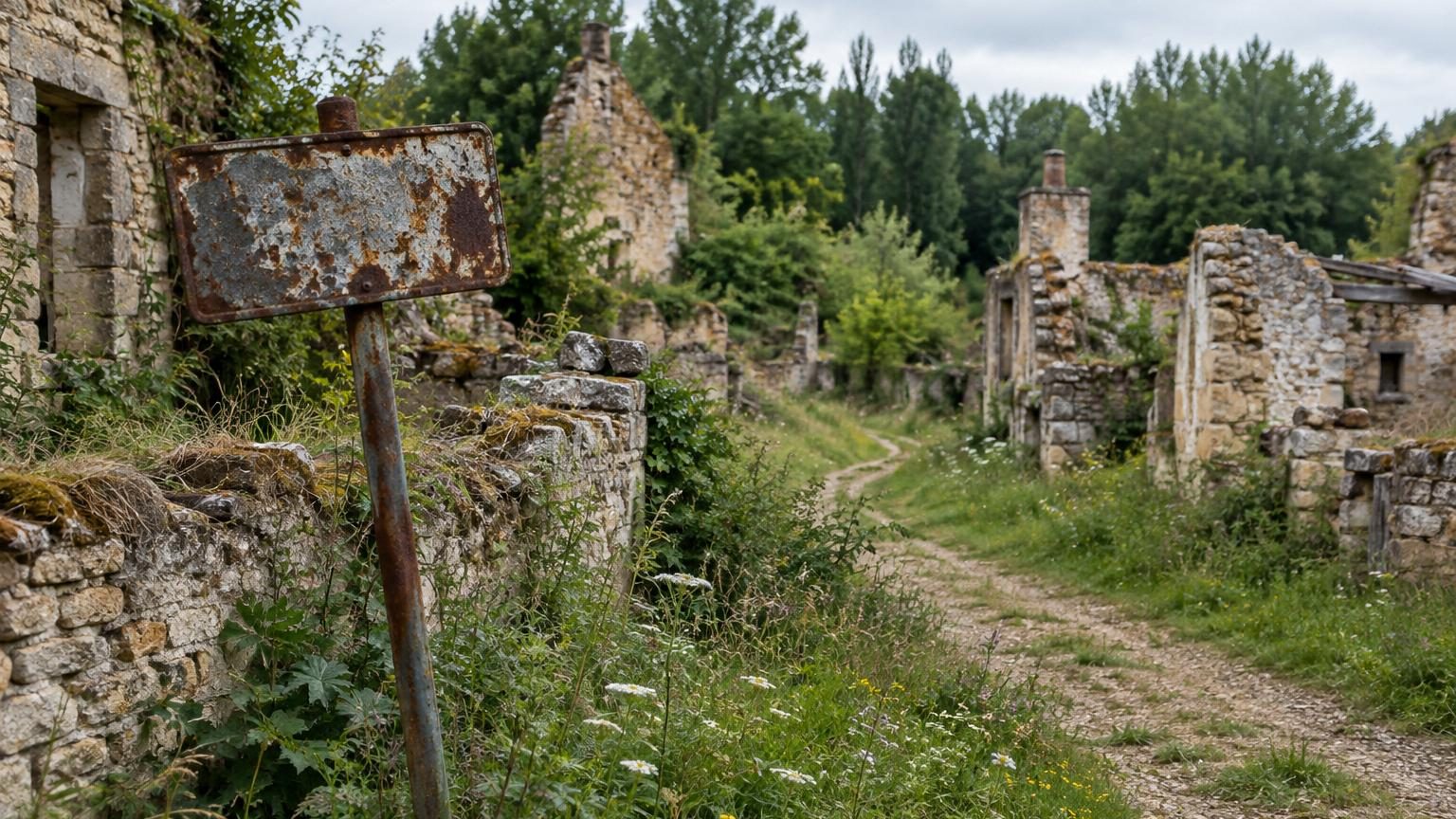 Détruit en 1916, ce village français n'a jamais été reconstruit : ses 422 habitants sont partis, mais les noms de rues sont toujours là