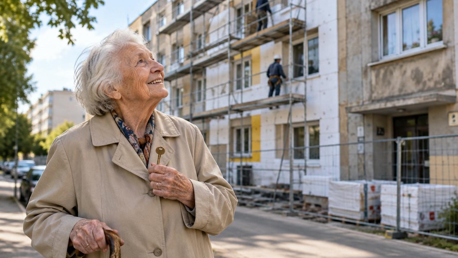 Elle a emménagé en 1956 quand « tout était neuf » : à 94 ans, elle voit son immeuble de Tours changer de visage