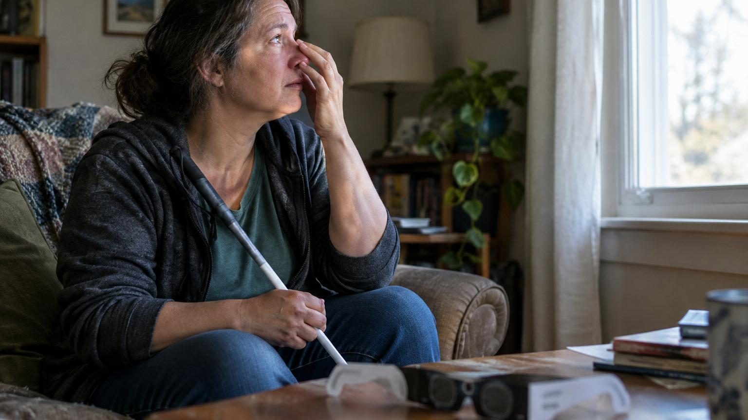 Elle a fixé l'éclipse pour tenir « le plus longtemps possible » : à 45 ans, Mercedes est aveugle à 90 % et n'a rien senti sur le moment
