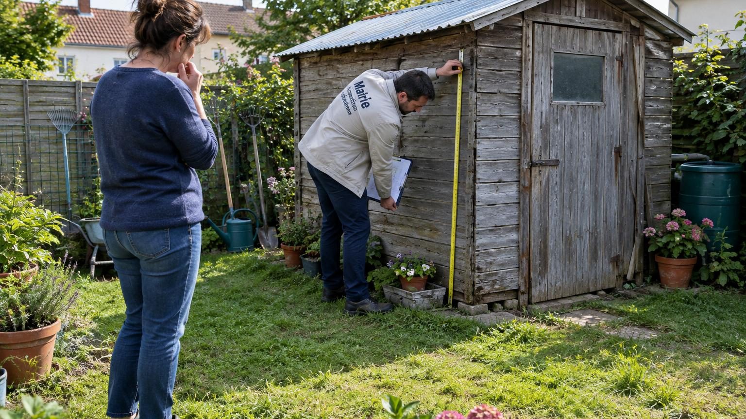 Elle a installé une petite cabane au fond du jardin pour ses outils : six ans plus tard, un contrôle administratif transforme ce bricolage anodin en véritable problème