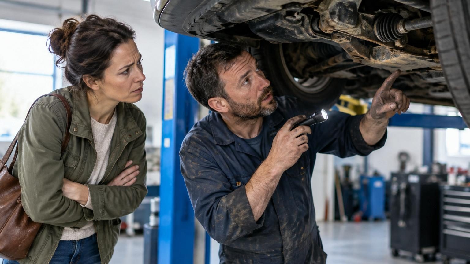Elle achète une voiture d’occasion affichant seulement 48 000 kilomètres : quelques semaines plus tard, un mécanicien lui montre pourquoi le chiffre ne suffit pas