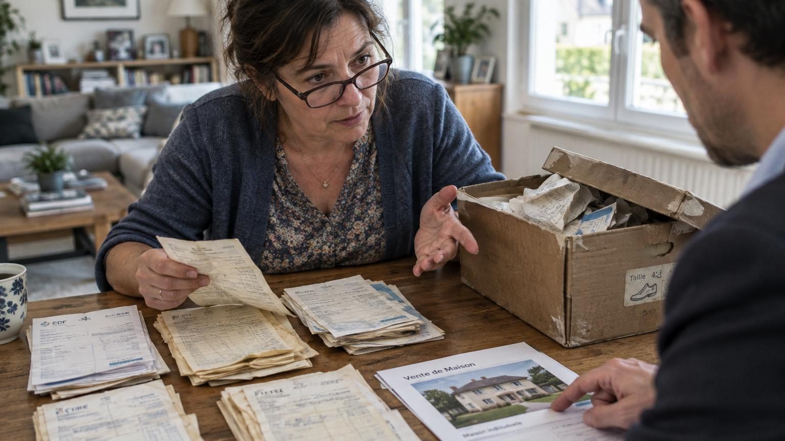 Elle avait conservé toutes les factures de sa maison dans une boîte depuis 14 ans : lorsqu’un problème apparaît lors de la vente, ces vieux papiers deviennent soudain essentiels