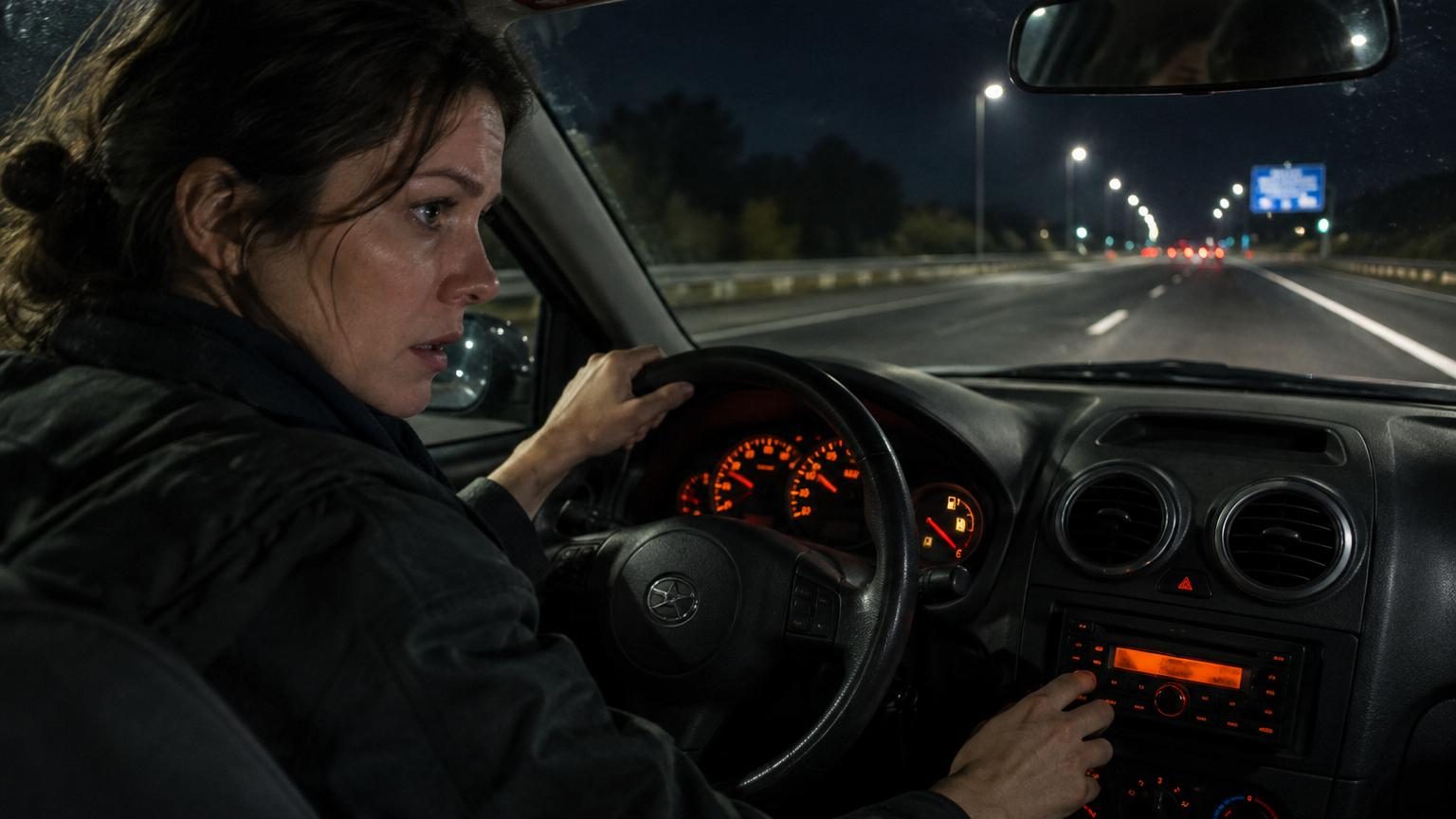 Elle conduit toujours avec le réservoir presque vide : un long trajet imprévu lui fait regretter cette habitude