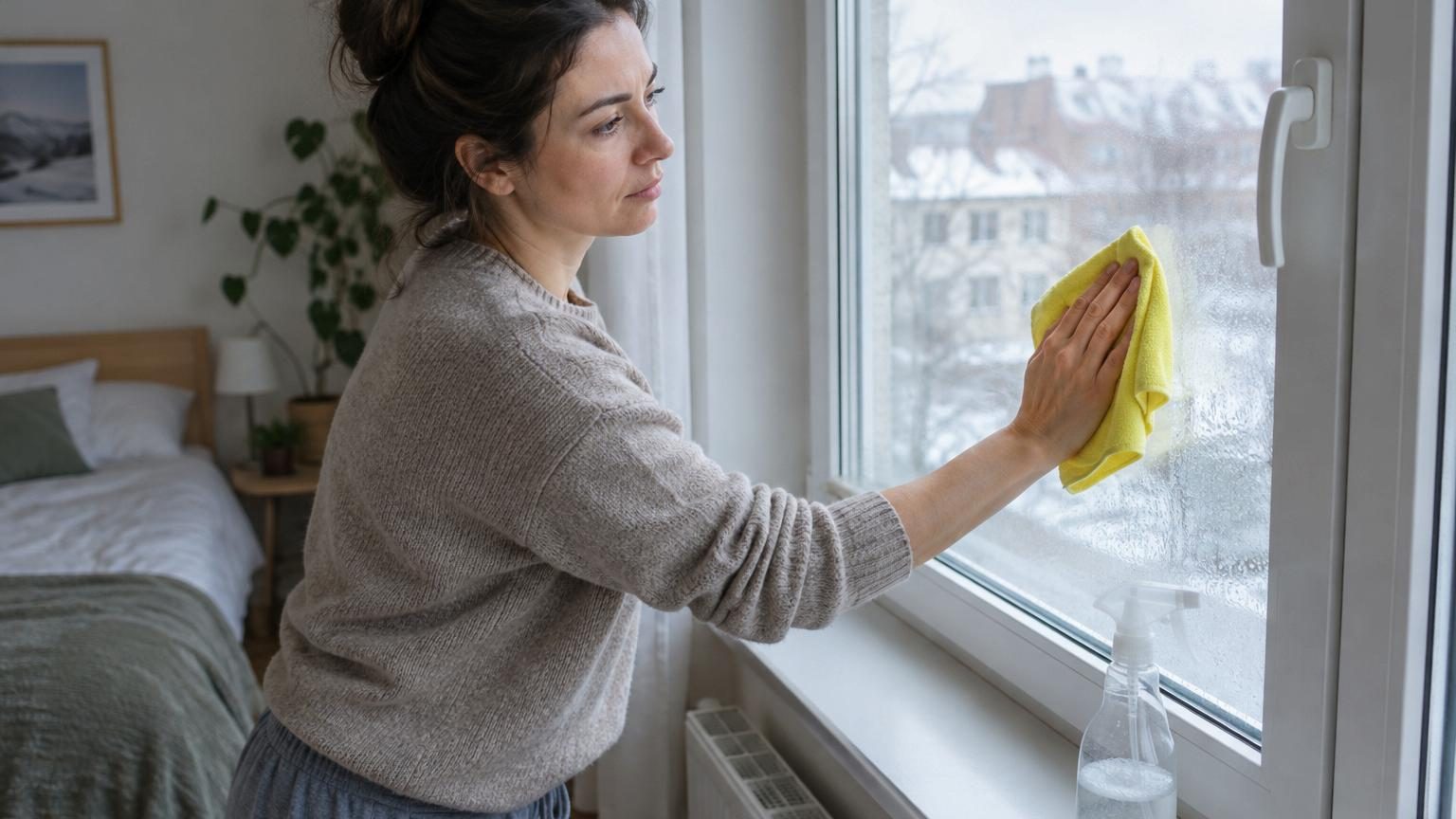 Elle lutte des années contre la condensation sur ses fenêtres : l'astuce au liquide vaisselle qui change tout, selon les pros du ménage