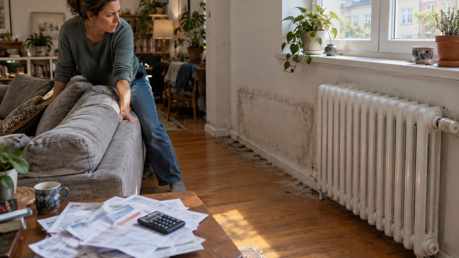 Elle place ses meubles juste devant les radiateurs : après plusieurs années, elle découvre ce que cela change réellement sur sa facture