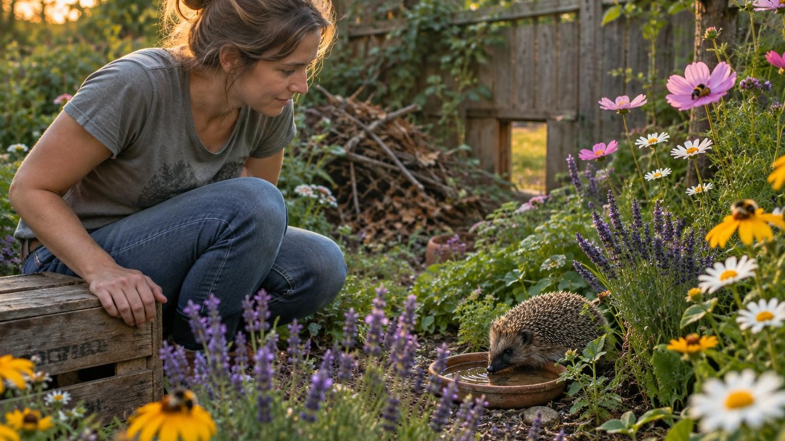Elle plante des fleurs pour attirer les abeilles : au bout de quelques mois, son jardin devient le refuge d’une autre espèce
