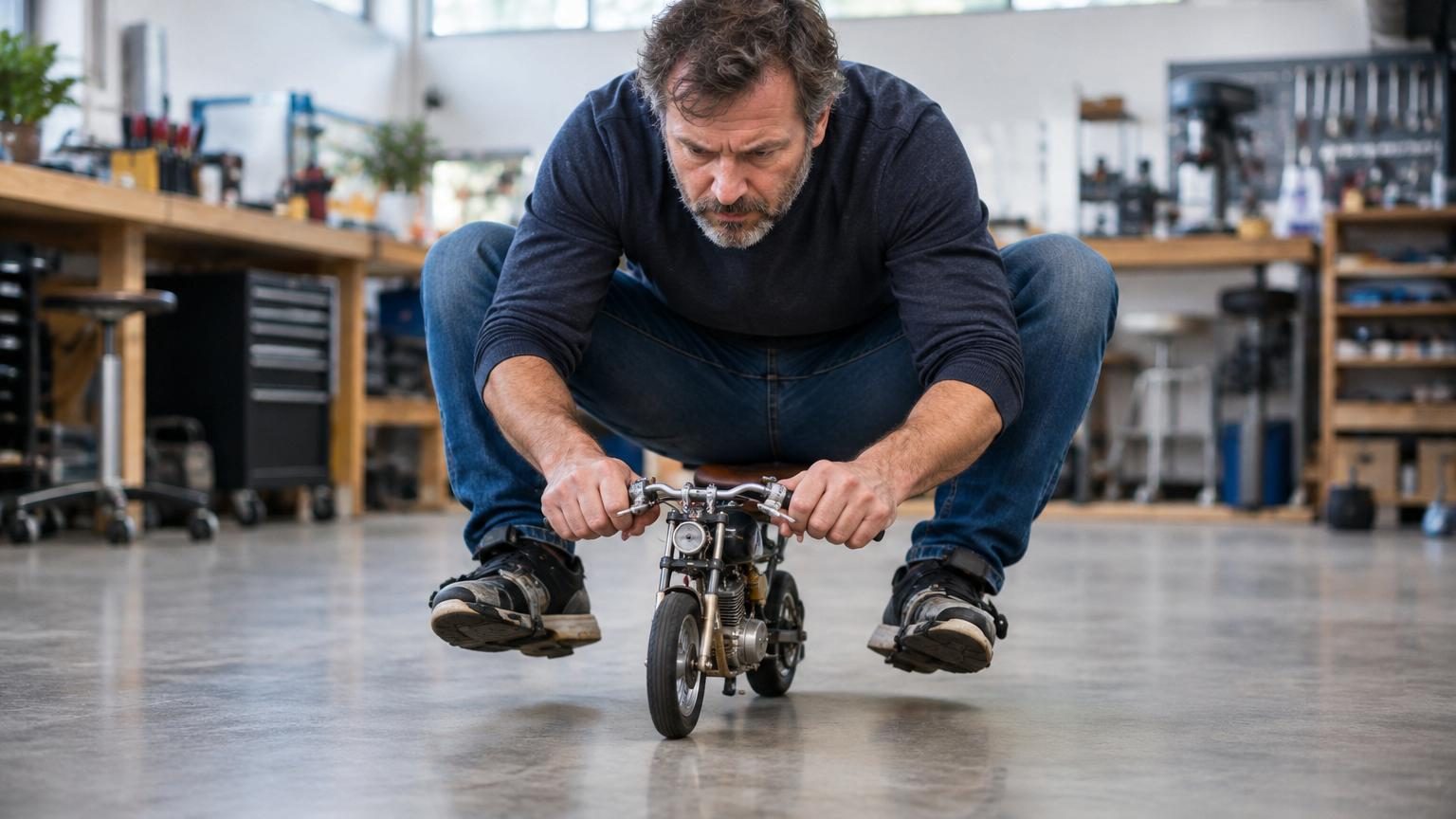 Elle tient dans une main et roule vraiment : voici la plus petite moto du monde en action