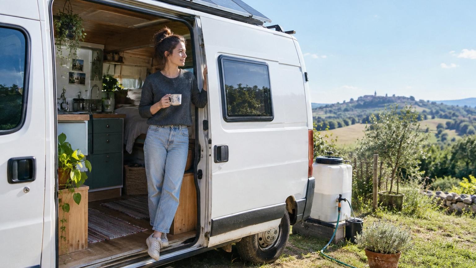 Elle troque son appartement contre un camping-car de 12 m² : un an plus tard, elle ne paie plus ni l'électricité ni l'eau