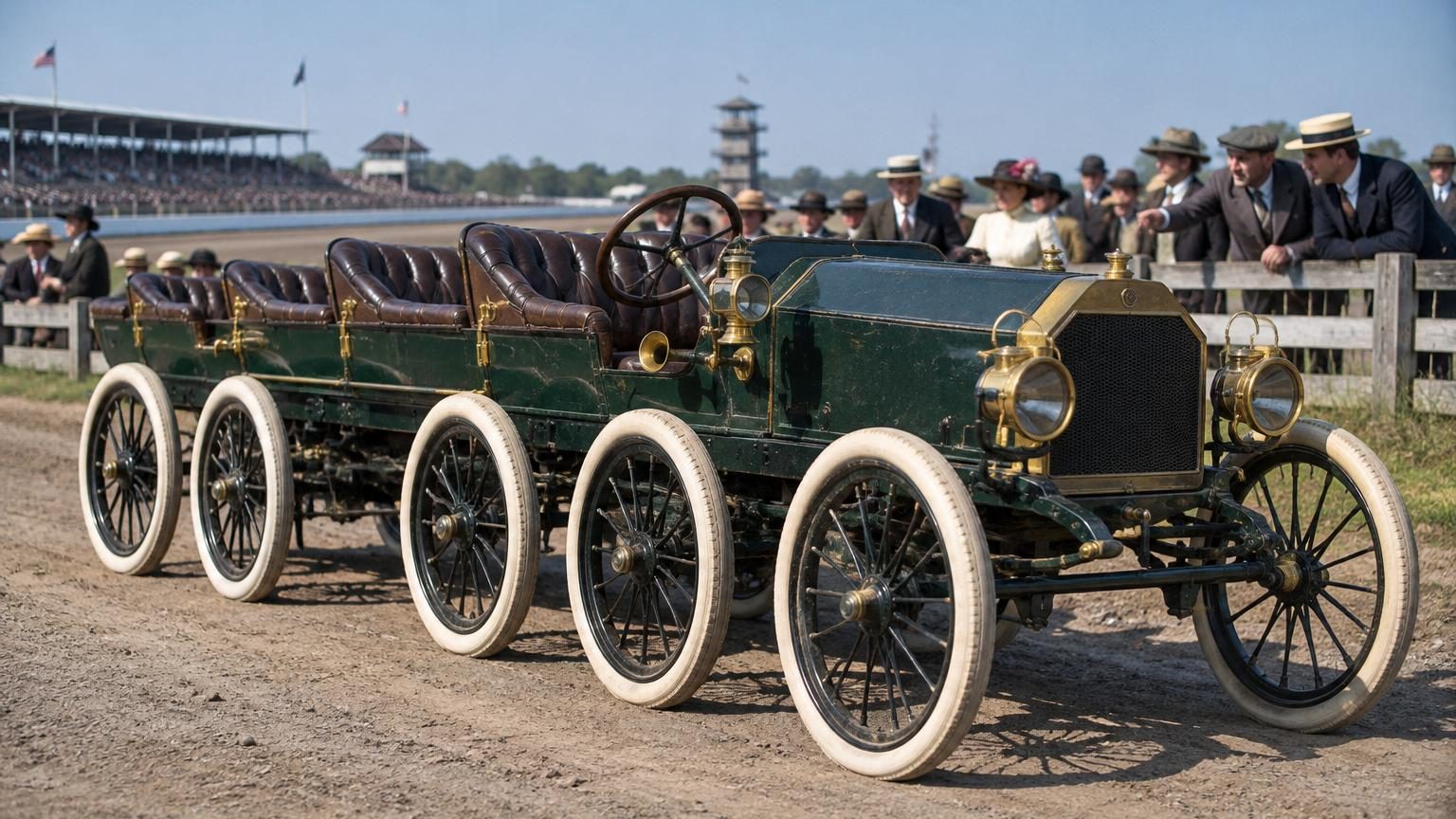 En 1911, un constructeur américain ajoute huit roues à sa voiture pour un confort absolu : ce qui a tué l'Octoauto n'était ni la vitesse ni le moteur