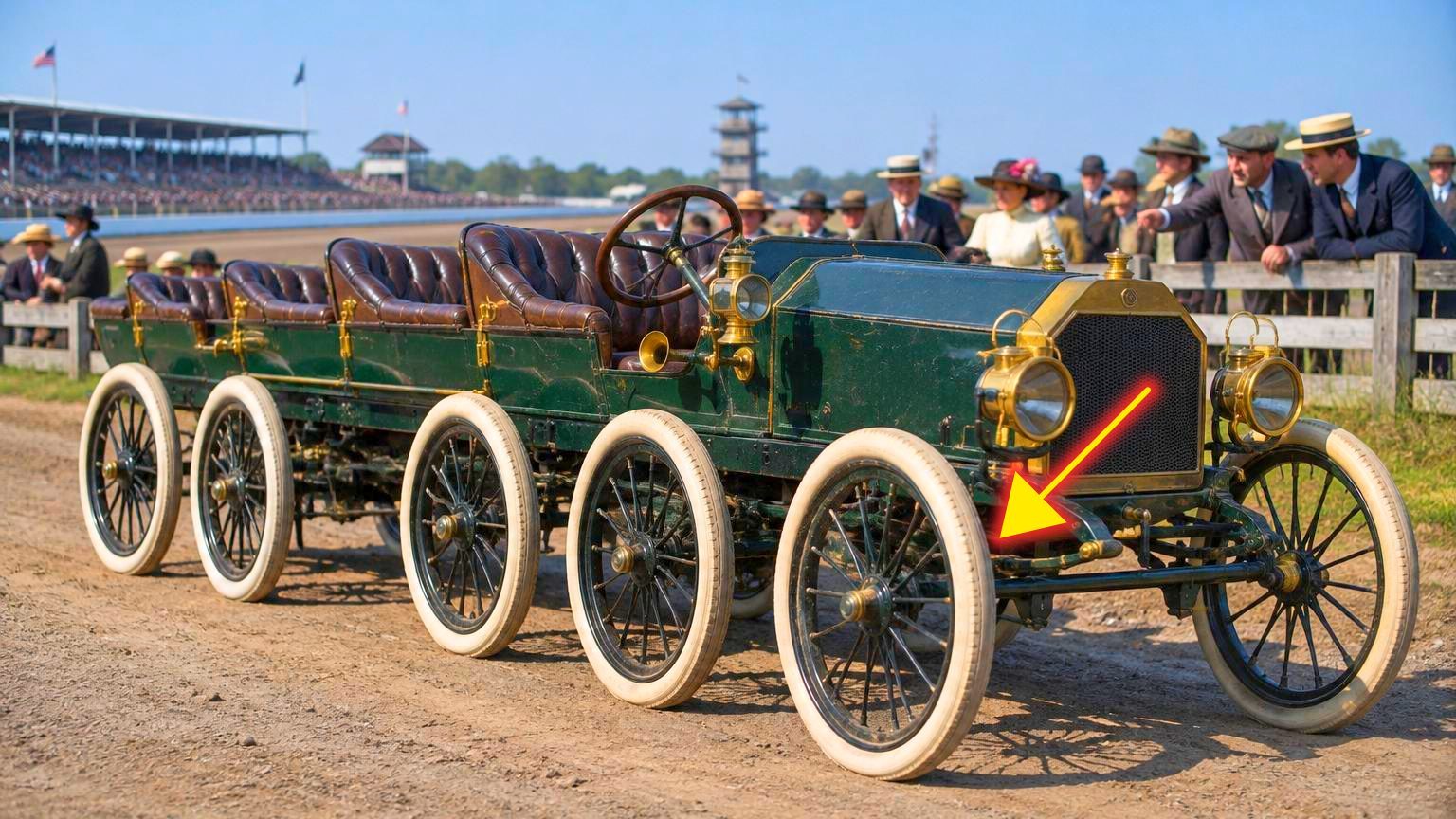 En 1911, un constructeur américain ajoute huit roues à sa voiture pour un confort absolu : ce qui a tué l'Octoauto n'était ni la vitesse ni le moteur