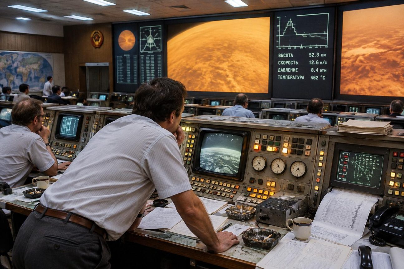En 1982, une sonde soviétique se pose sur Vénus par 470 °C : elle devait tenir 32 minutes, elle a résisté 127 minutes