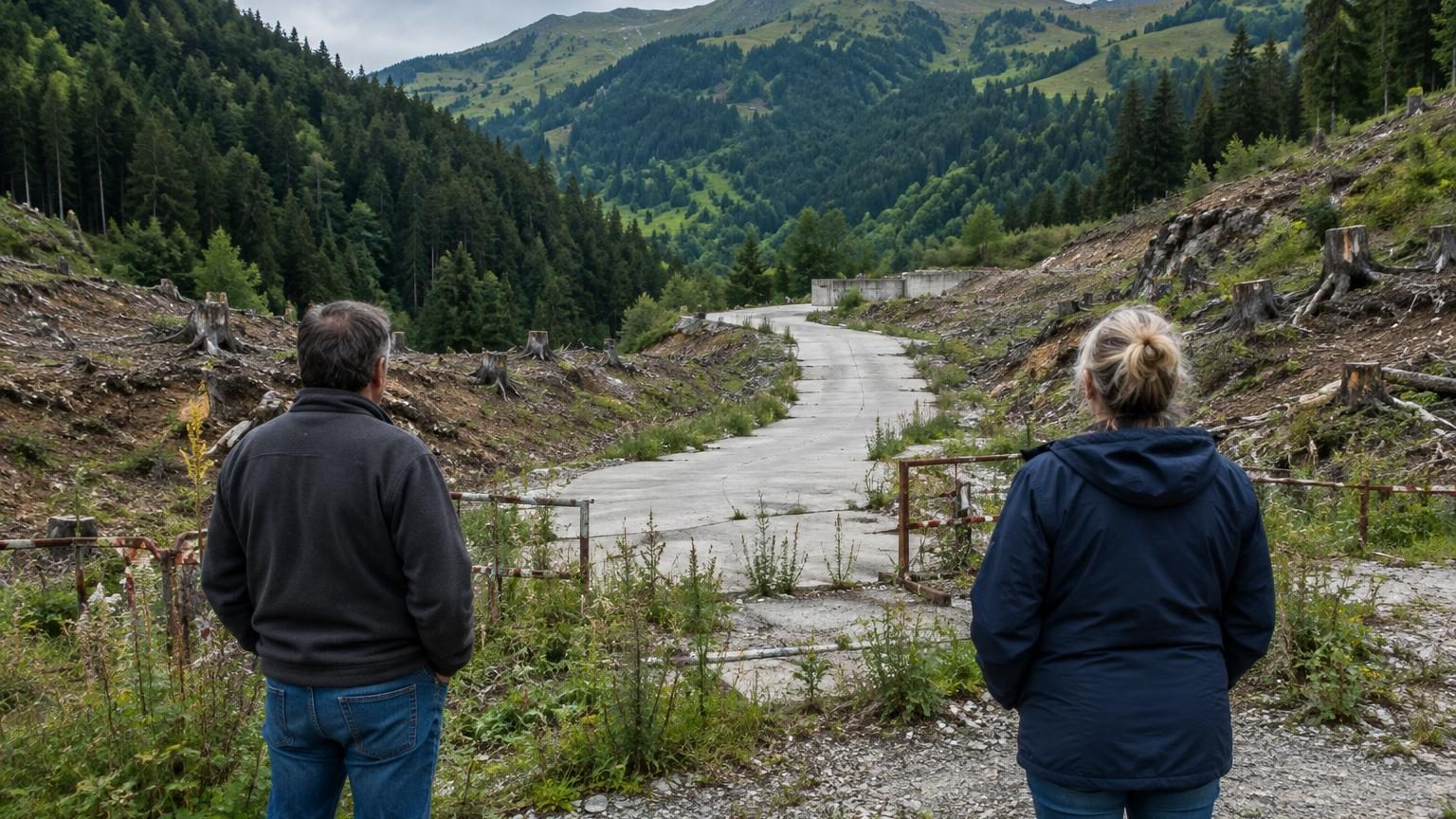 En 2007, un Center Parcs géant est promis en Isère : treize ans plus tard, il ne reste que des pistes bétonnées payées par l'argent public