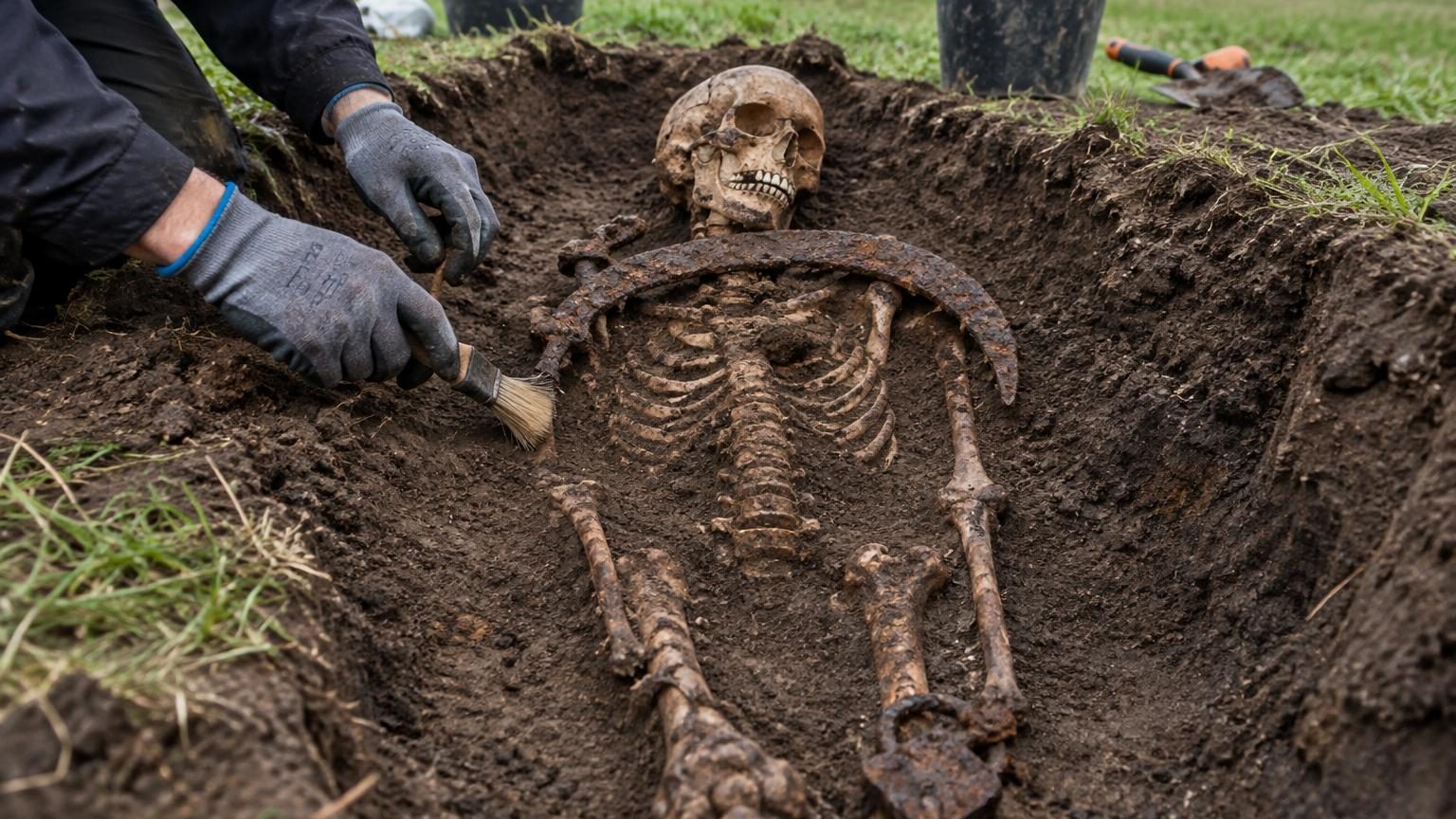 Enterrée il y a 400 ans avec une faucille sur la gorge et un cadenas au pied : le mystère de « Zosia » défie encore les scientifiques