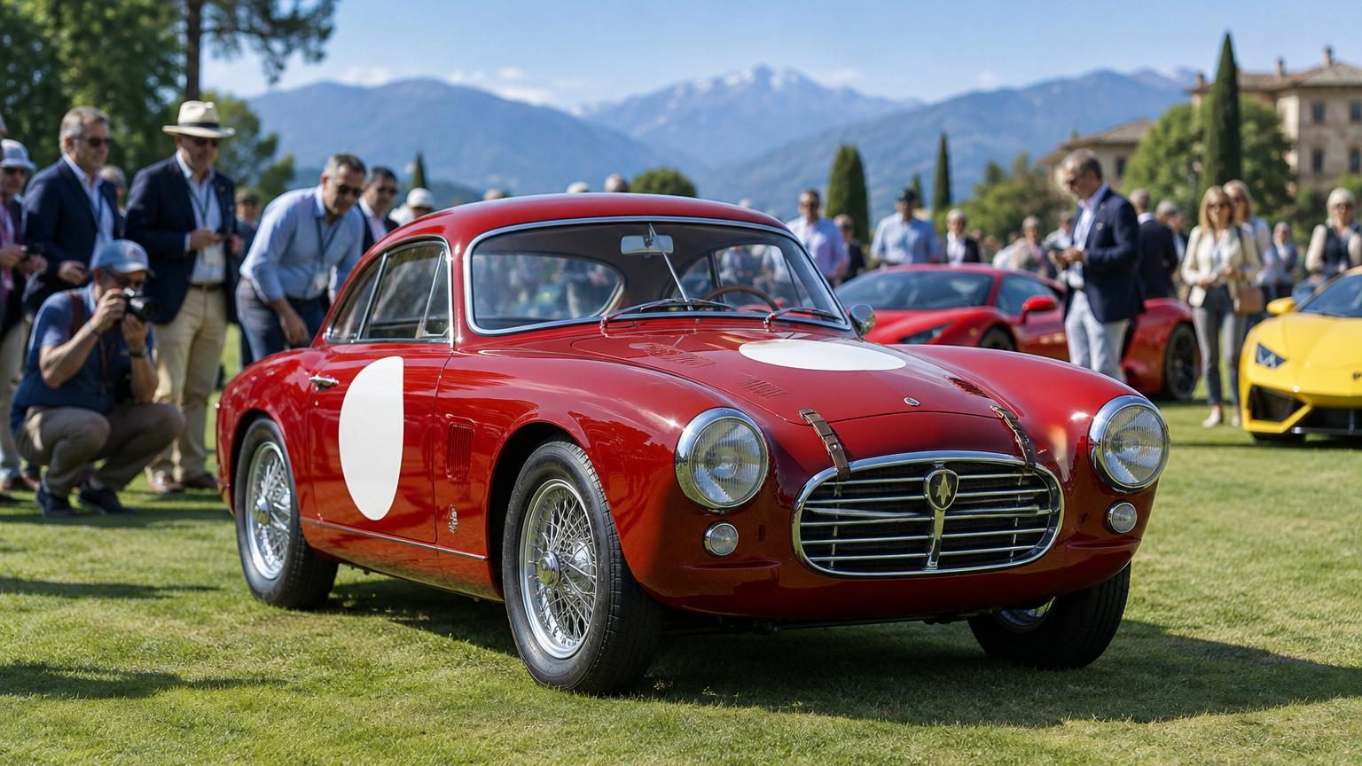 Face à des Ferrari et des Lamborghini, c'est une Fiat qui remporte le Best of Show parmi 95 voitures historiques