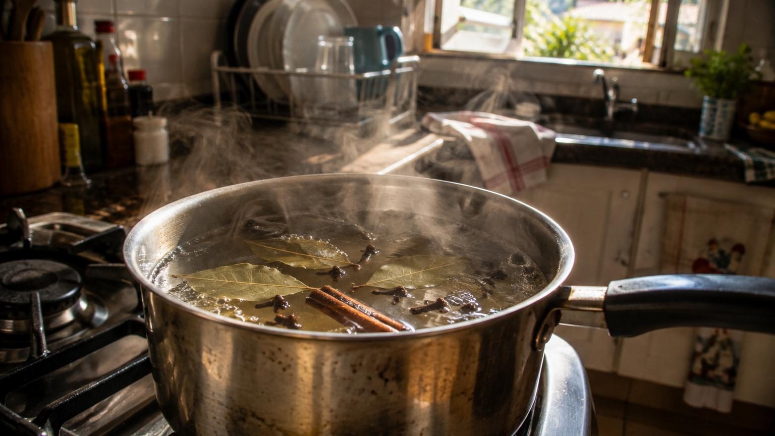 Faire bouillir des feuilles de laurier, des clous de girofle et de la cannelle : à quoi sert vraiment ce mélange maison