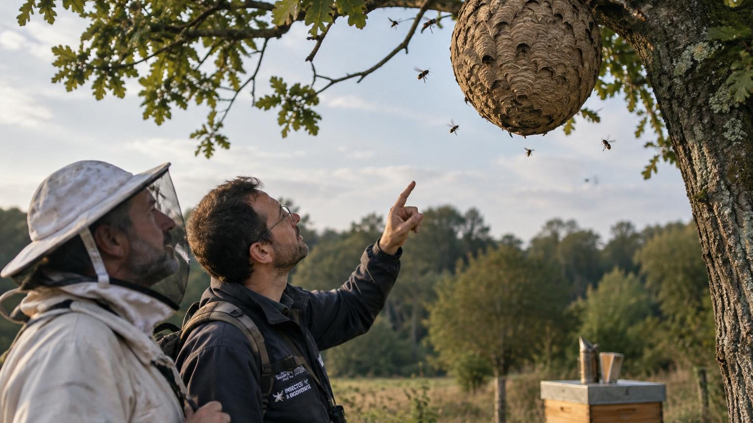 Frelons asiatiques : un Français propose de ne plus détruire certains nids, et ce n'est pas par pitié pour les reines