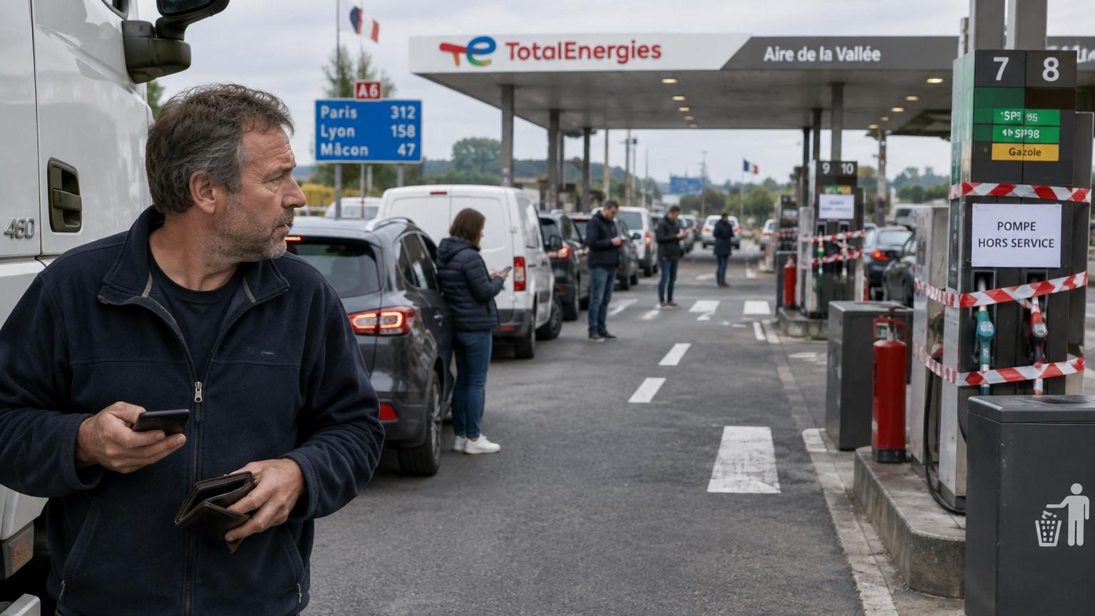 Grève chez TotalEnergies le 8 octobre : à quoi faut-il s'attendre dans les stations-service françaises