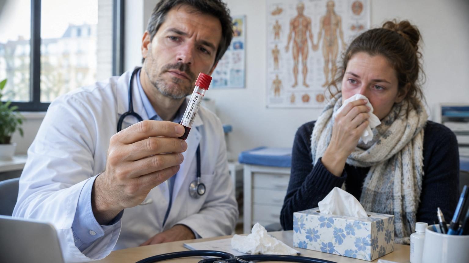 Grippe : selon une étude, les personnes de ce groupe sanguin tombent malades plus souvent que les autres