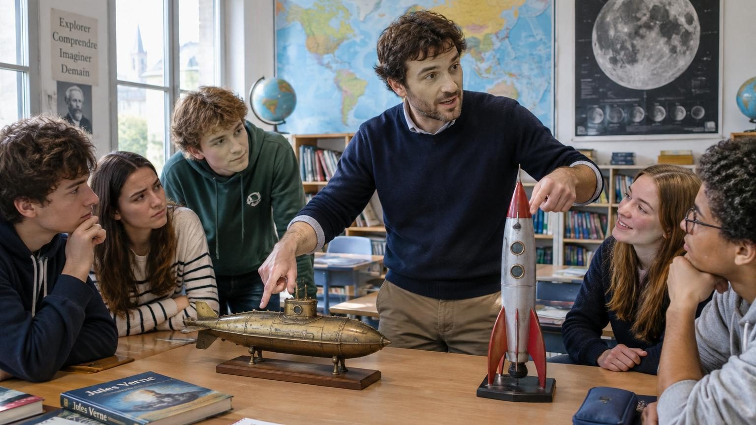 Il a imaginé le sous-marin et les voyages vers la Lune dès les années 1800 : ce que Jules Verne a prédit de totalement faux