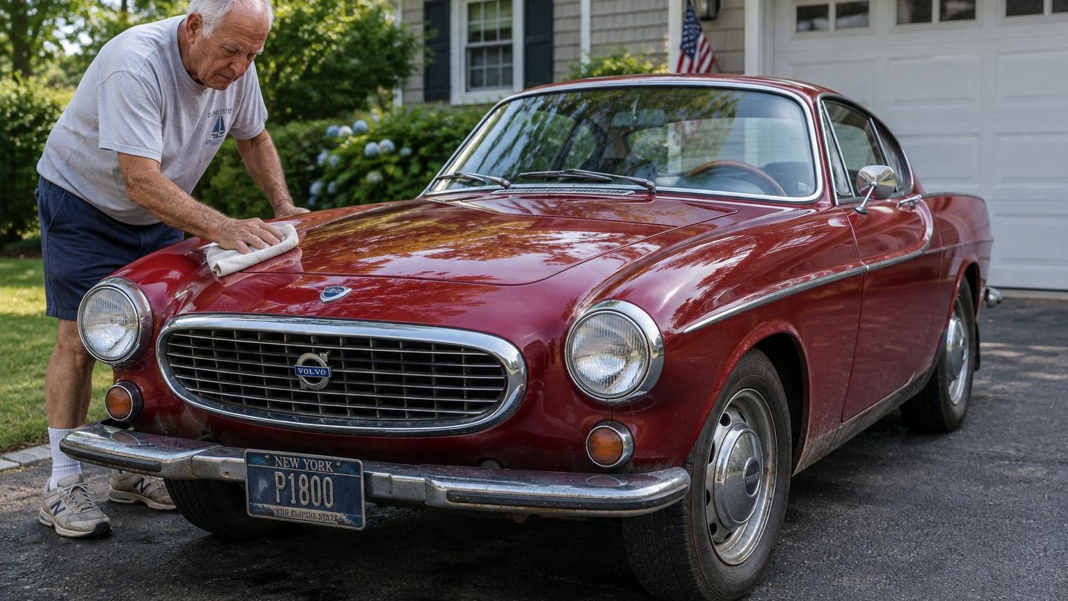 Il achète une Volvo P1800 en 1966 et ne la quitte plus : 5 246 000 km au compteur, un record jamais battu