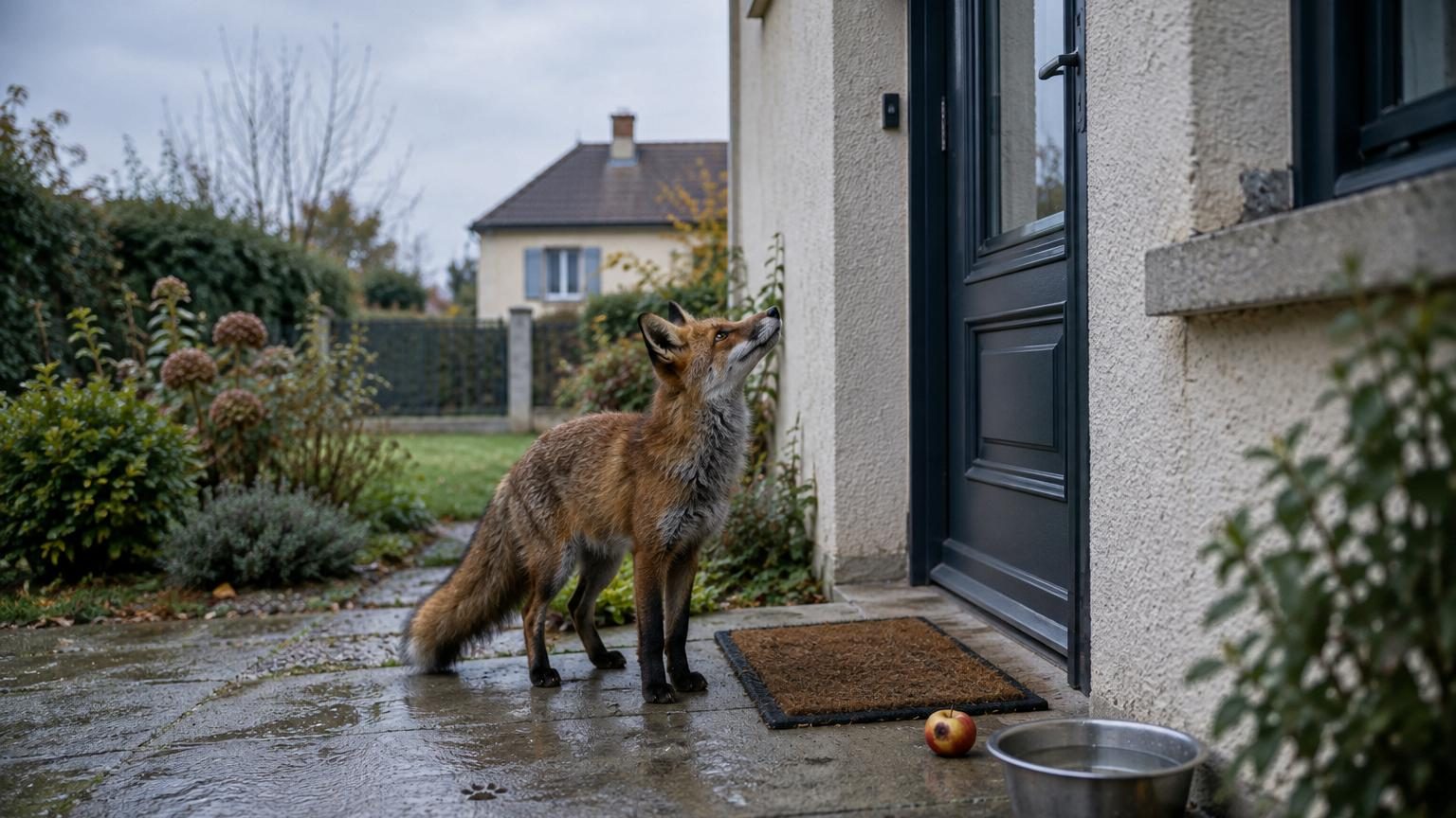 Il aperçoit chaque matin le même animal devant sa maison : lorsqu’il installe une caméra, les images le surprennent