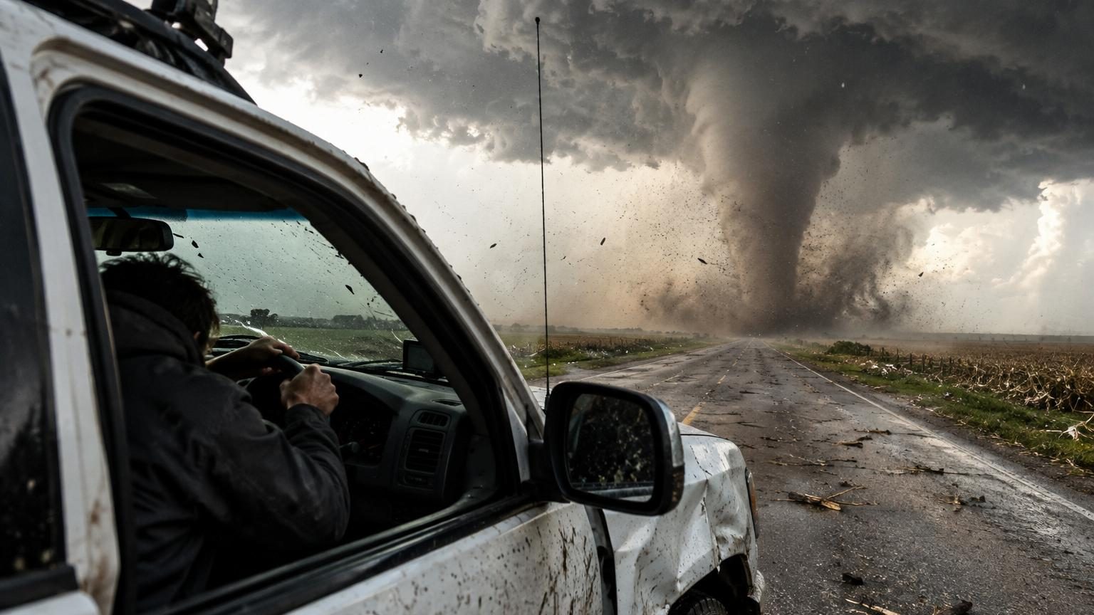 Il chasse les tornades depuis des années : le jour où il s'est retrouvé piégé au centre d'un monstre, il a vu ce que personne n'avait vu