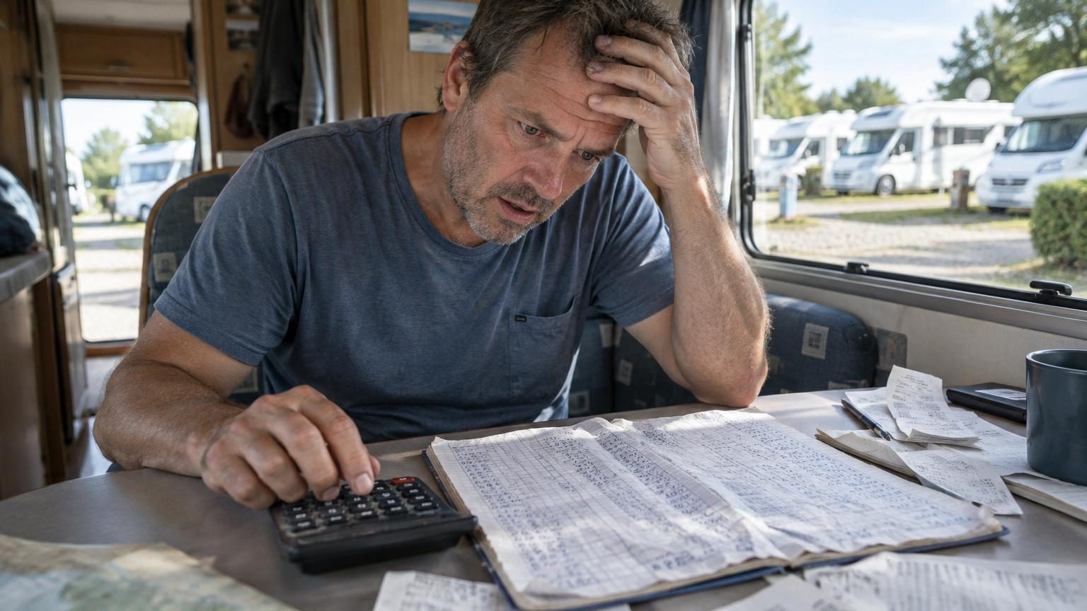 Il croyait que son camping-car lui permettrait de voyager moins cher : après trois années à noter toutes ses dépenses, le résultat de ses calculs le surprend