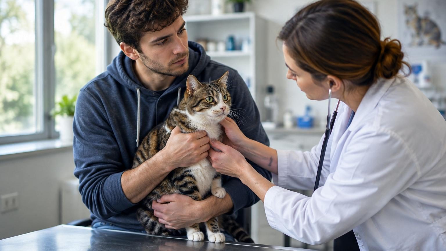 Il emmène sa chatte chez le vétérinaire en pensant qu'elle est malade : le diagnostic n'a rien d'une maladie