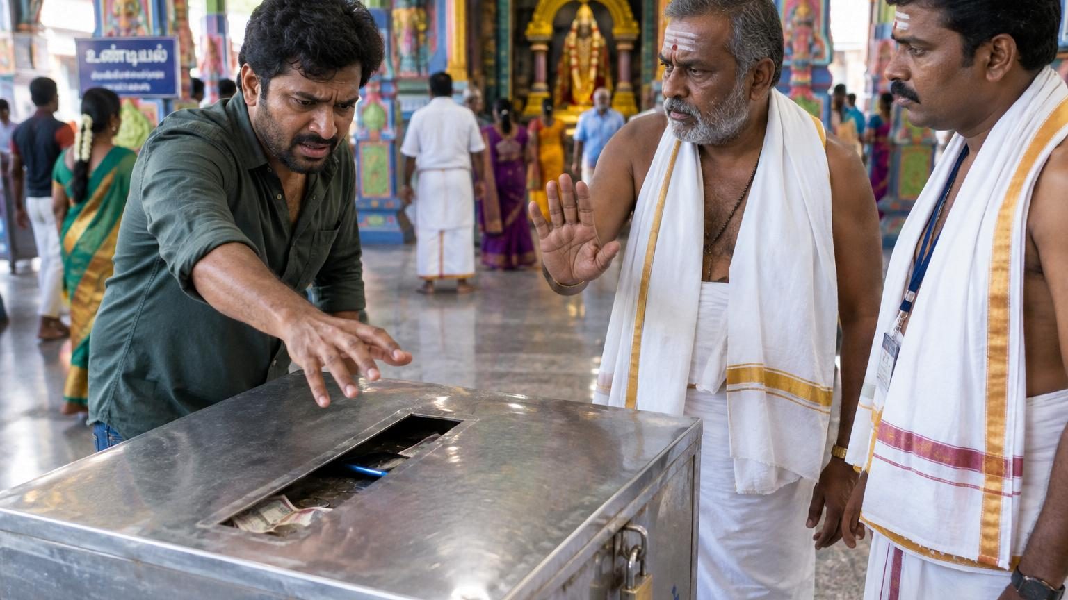 Il fait tomber son iPhone dans le tronc à offrandes d'un temple : la réponse des responsables ne le laisse pas le récupérer