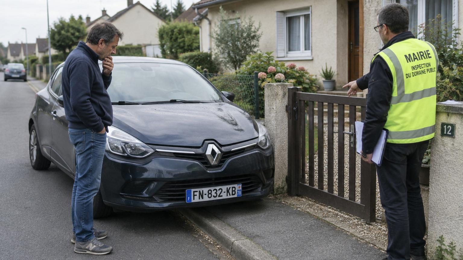 Il gare sa voiture devant sa maison depuis douze ans : le jour où il décide de refaire son portail, la mairie lui rappelle une règle qu’il ignorait totalement