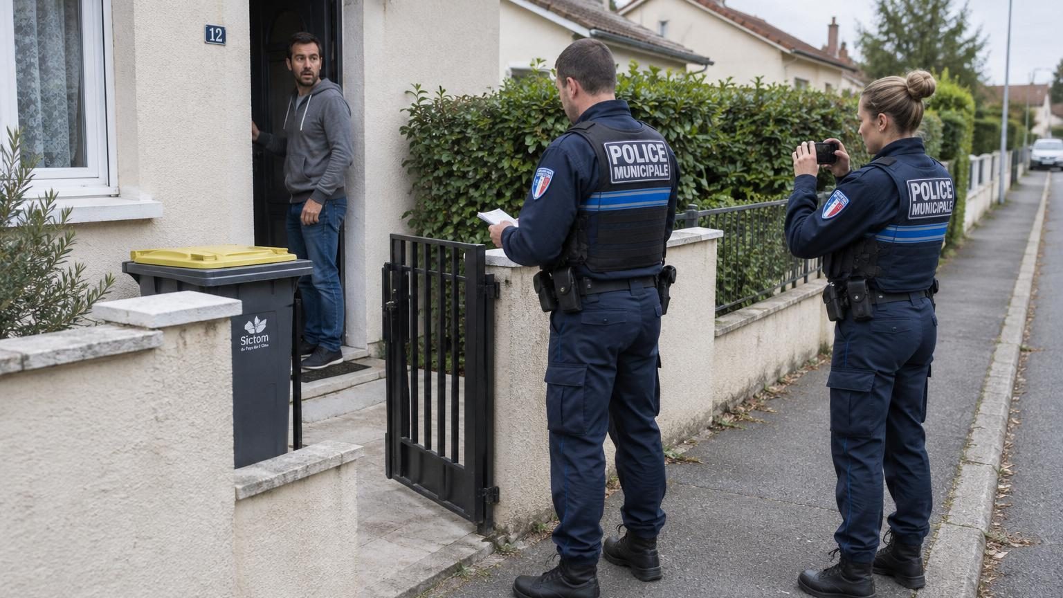 Il installe un portillon qui s'ouvre sur la rue pour sortir ses poubelles : trois jours plus tard, la police municipale vient frapper chez lui