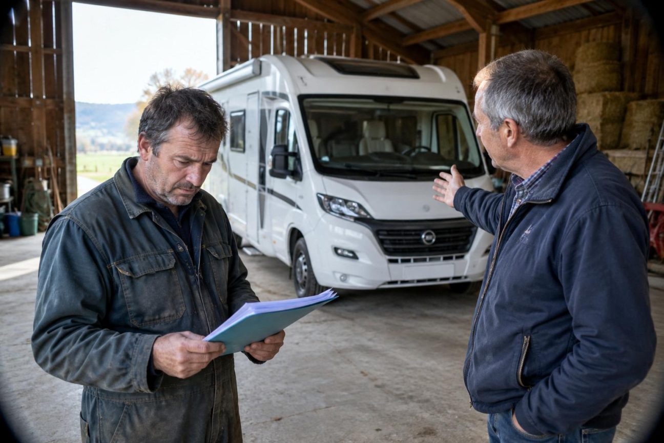 Il loue sa grange vide pour l'hivernage du camping-car d'un voisin : la case 4BE qu'il a oublié de remplir sur sa déclaration