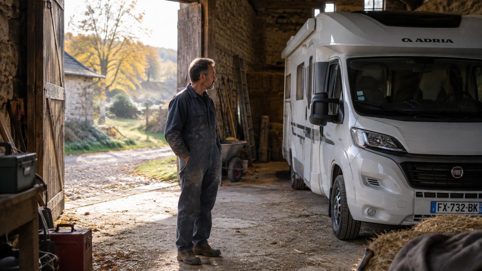 Il loue sa grange vide pour l'hivernage du camping-car d'un voisin : la case 4BE qu'il a oublié de remplir sur sa déclaration