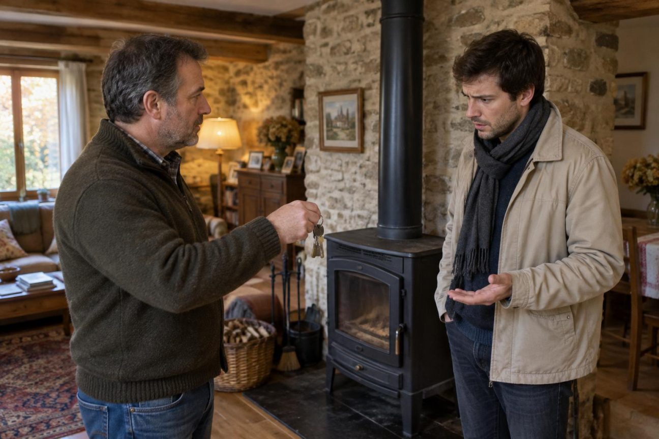 Il loue sa maison de campagne avec poêle à bois pour la Toussaint : à la remise des clés, le locataire demande qui doit payer le ramonage